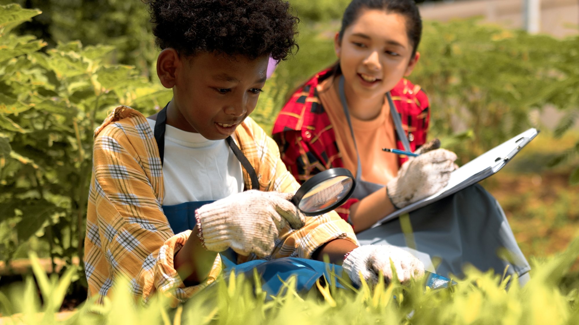 Brothers learning science in the hills through STEM programs at EiE