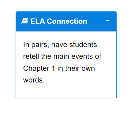 ELA Connections